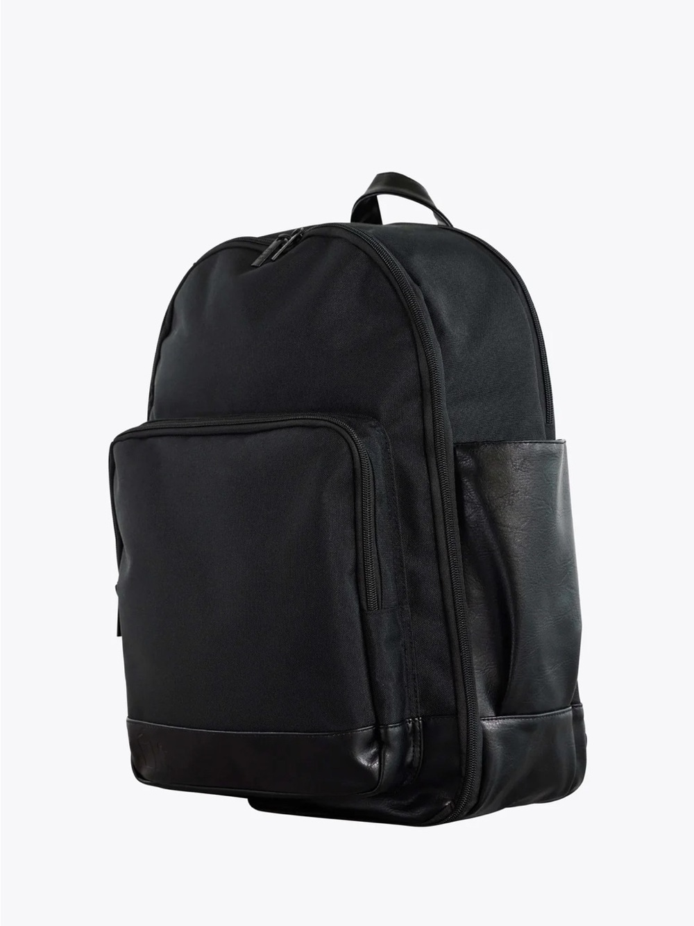 BEIS Black Everyday Backpack with Front Pocket